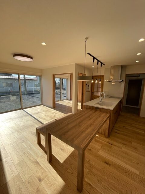木目調のおしゃれなお家