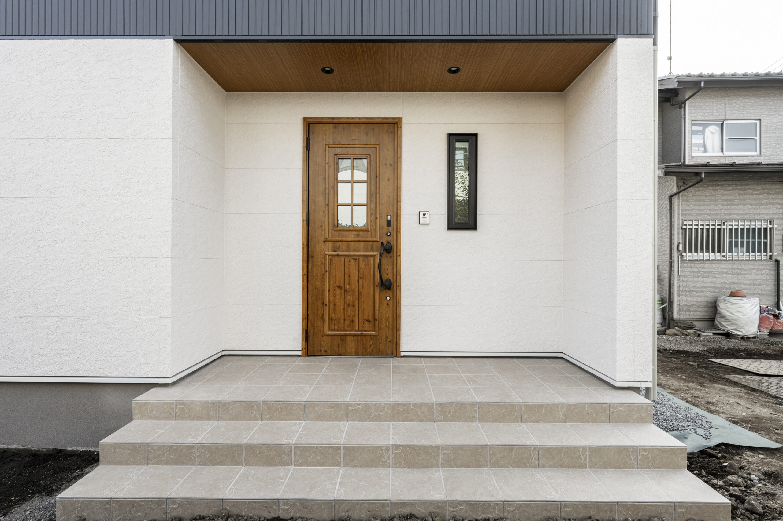 回遊導線のある欧米テイストのお家